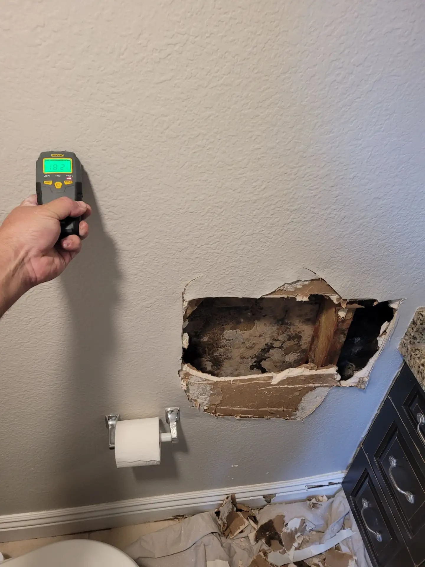 Slab Leak Detection